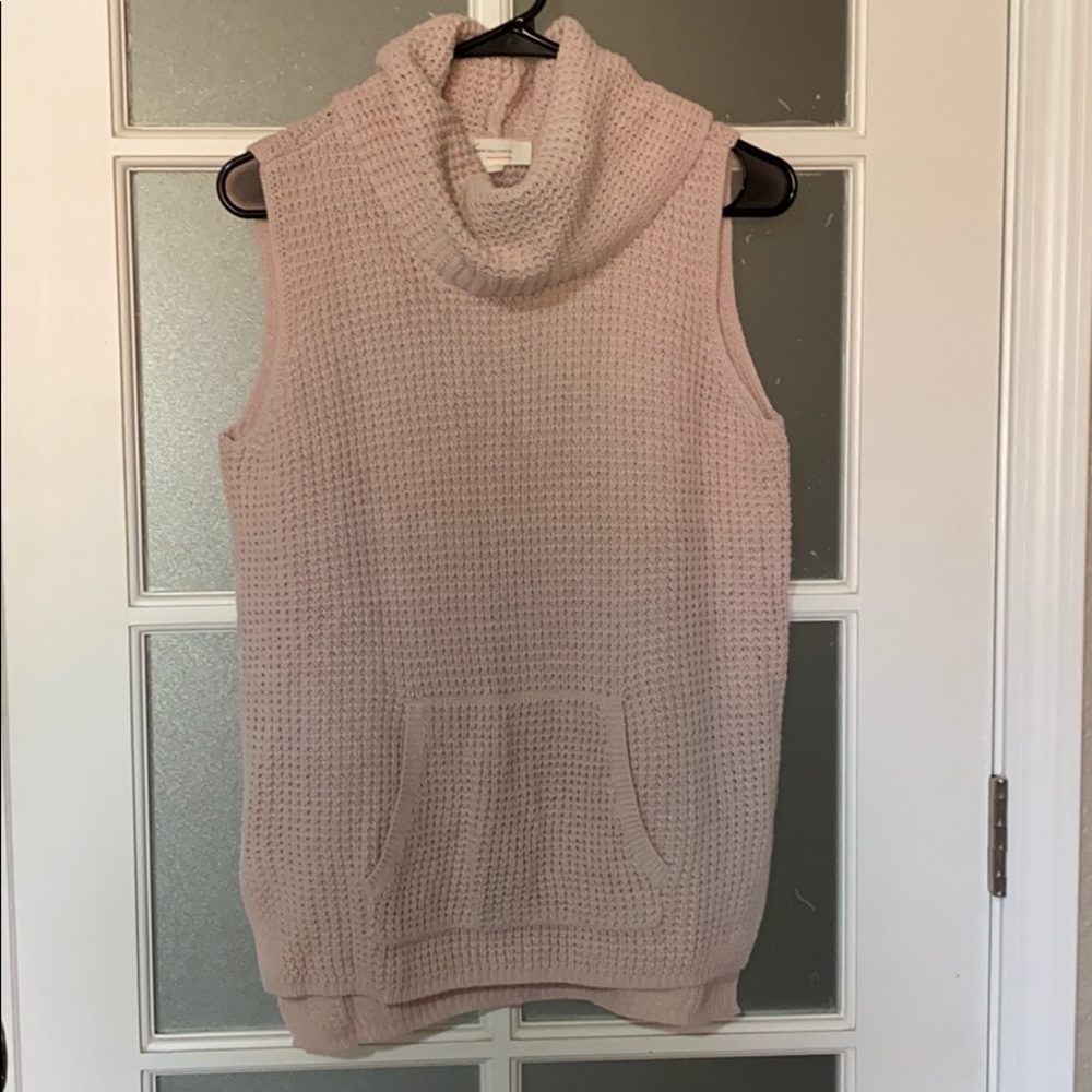 Vince Camuto blush cowl neck sweater